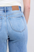 Judy Blue Full Size Wide Leg Jeans with Pockets - Velora Luxury Fashion