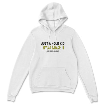 Just A Hood Kid Hoodie - Velora Luxury Fashion