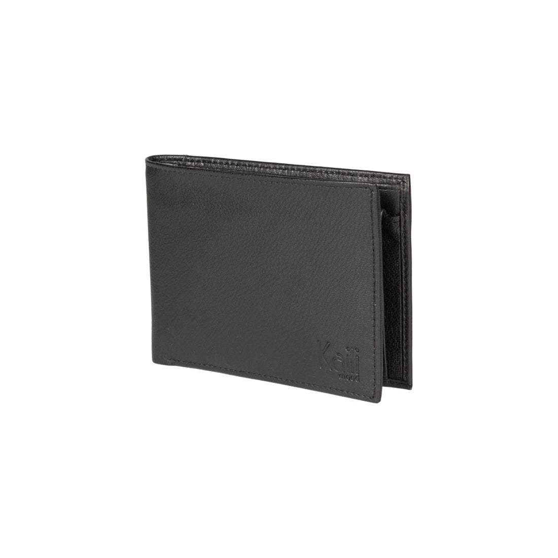 K11403AB | Portafogli Uomo in Vera Pelle pieno fiore, con leggera grana. Colore Nero. Tasca p/monete. Dimensioni da chiuso: cm 12,5 x 9,3 x 1. Confezione: Gift Box rigido fondo/coperchio - Velora Luxury Fashion