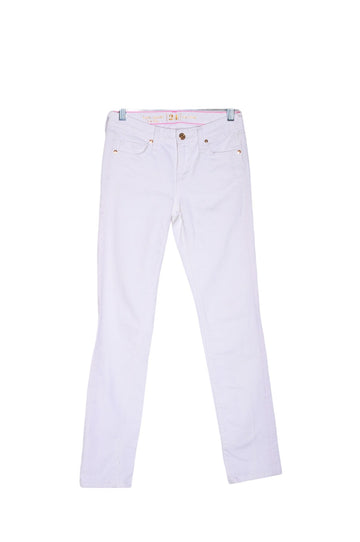 KATE SPADE Women Straight-Legged Jeans Regular fit in White - 24 - Velora Luxury Fashion