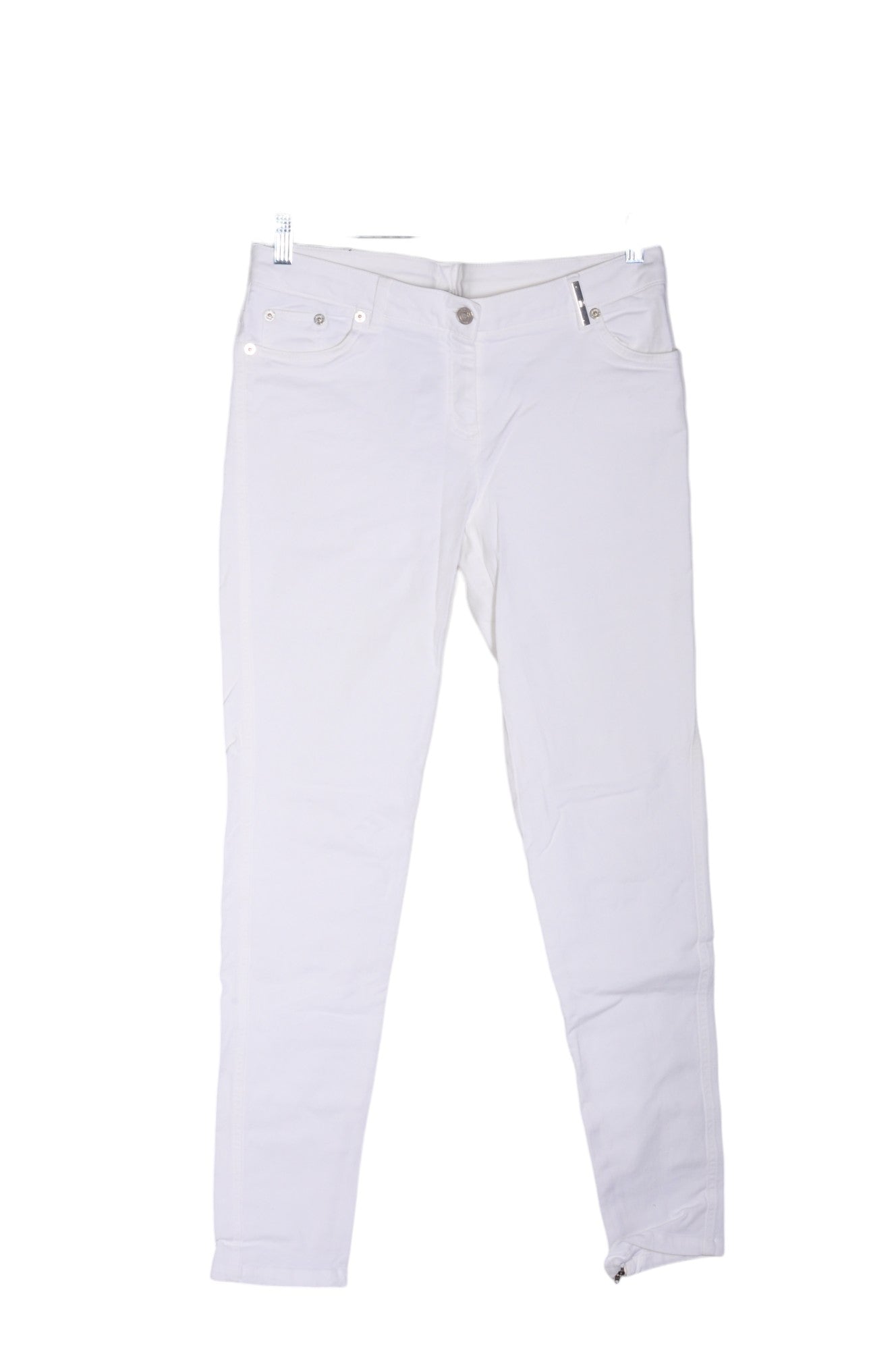 KENZO Women Straight-Legged Jeans Regular fit in White - 42 - Velora Luxury Fashion