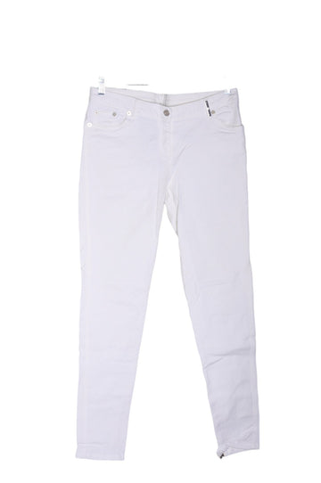 KENZO Women Straight-Legged Jeans Regular fit in White - 42 - Velora Luxury Fashion