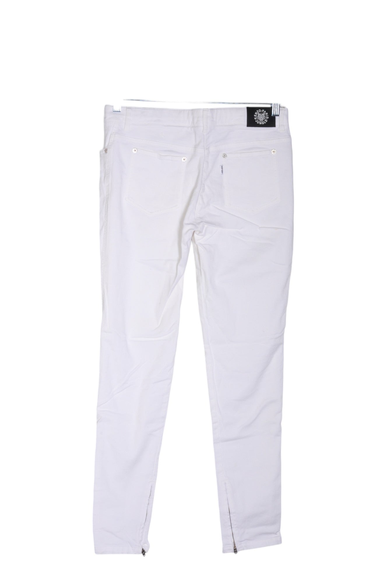 KENZO Women Straight-Legged Jeans Regular fit in White - 42 - Velora Luxury Fashion