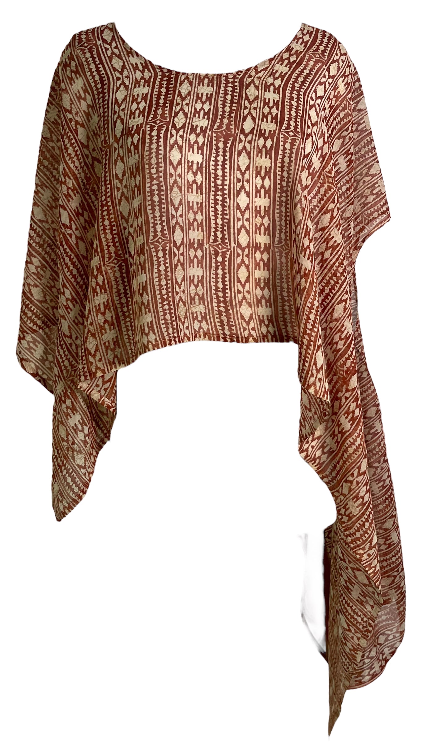 PRG6486 Sheer Avatar Pure Silk Versatile Vest - Velora