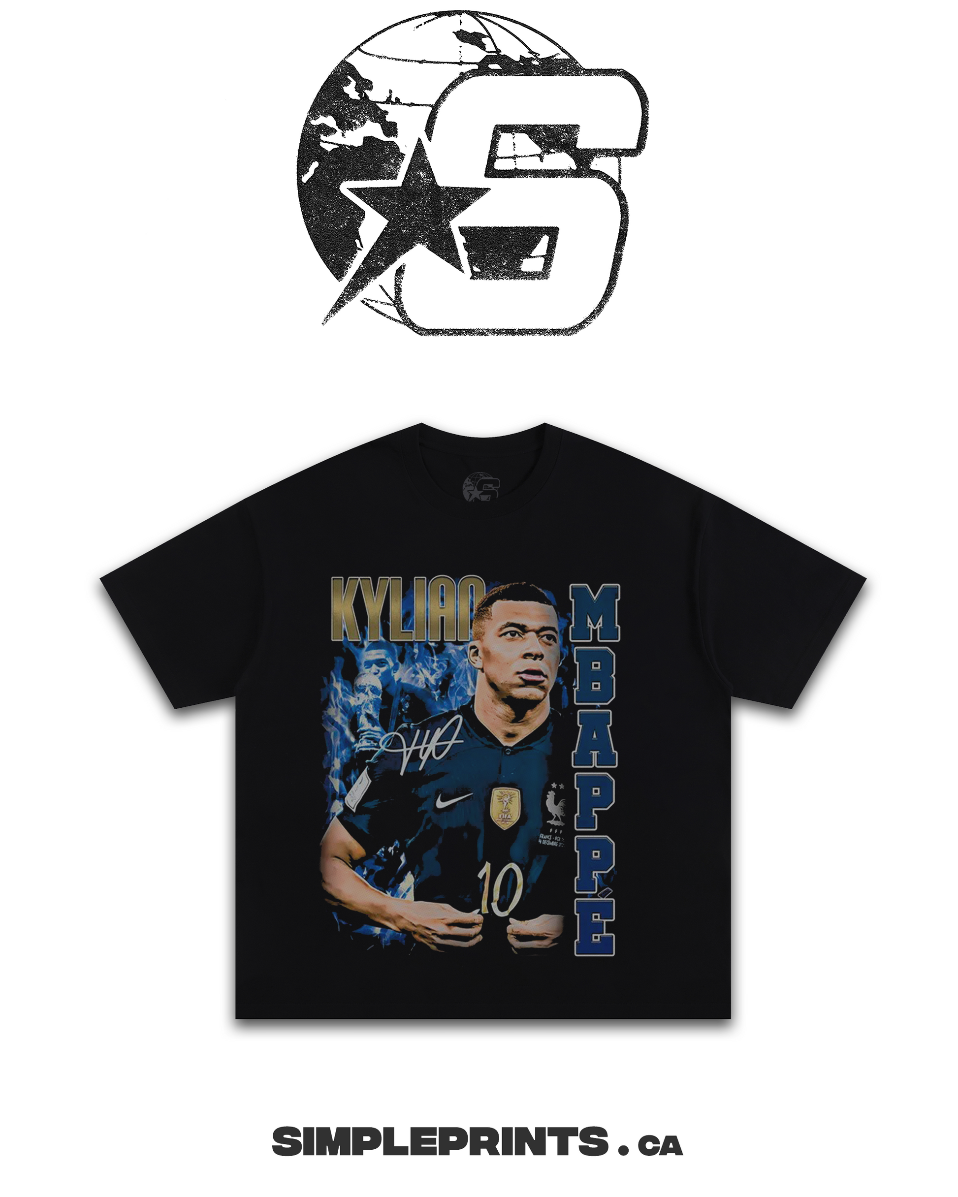 KYLIAN MBAPPE Graphic T-Shirt - Velora Luxury Fashion