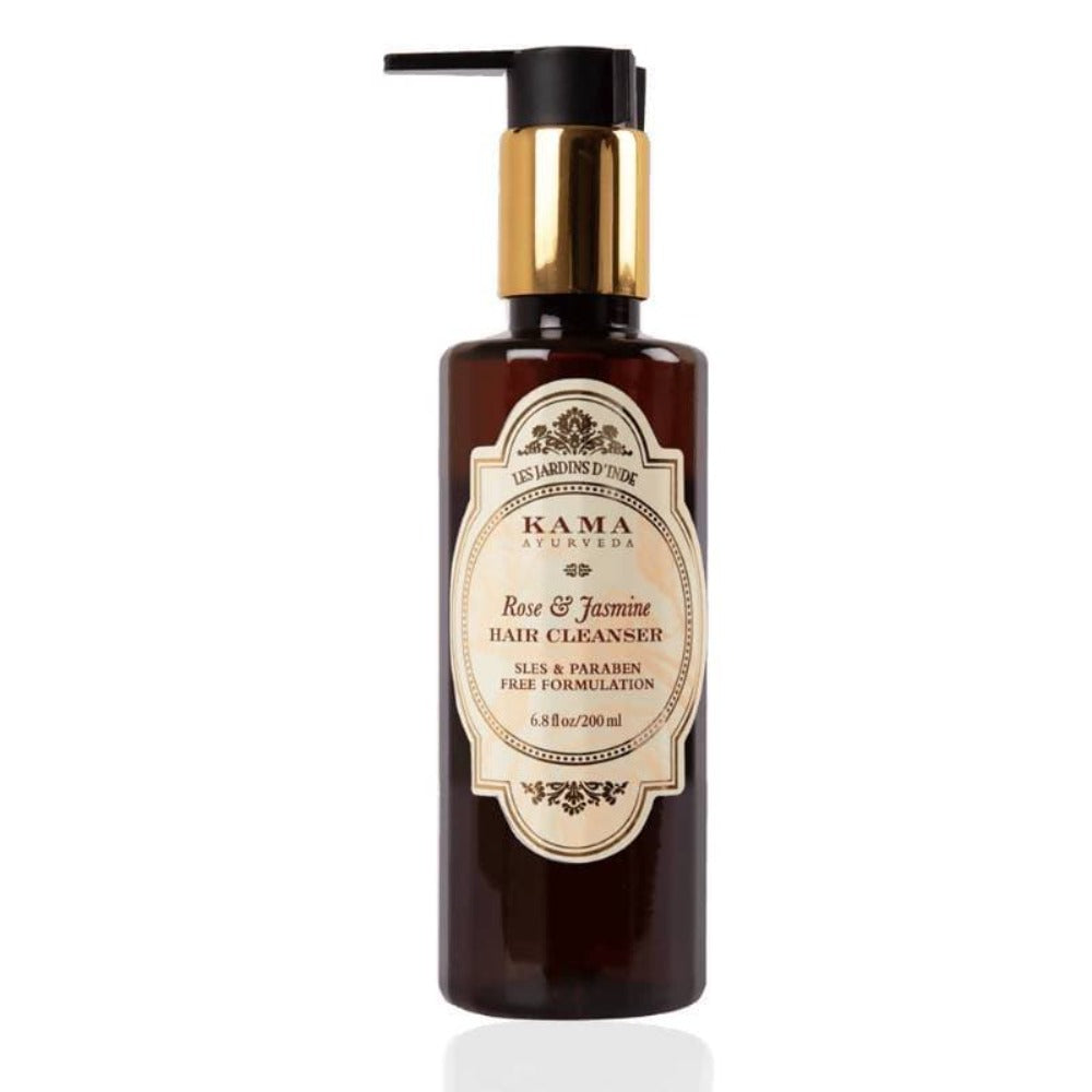 Kama Ayurveda Rose & Jasmine Hair Cleanser 200ml - Velora Luxury Fashion