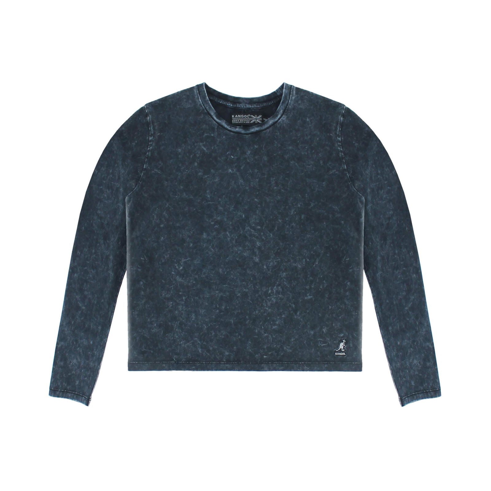 Kangol Acid Wash Long Sleeve Shirt - Velora Luxury Fashion