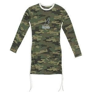Kangol Camo Perfect Fit Dress with Long Sleeves - Velora Luxury Fashion