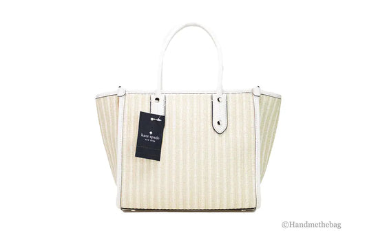 Kate Spade Ella Embroidered Straw Ladybug Handbag - Velora Luxury Fashion