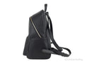Kate Spade Leila Medium Black Leather Dome Shoulder Backpack - Velora Luxury Fashion