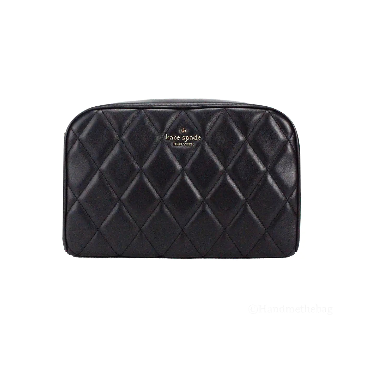 Kate Spade Mini Black Quilted Crossbody - Velora Luxury Fashion