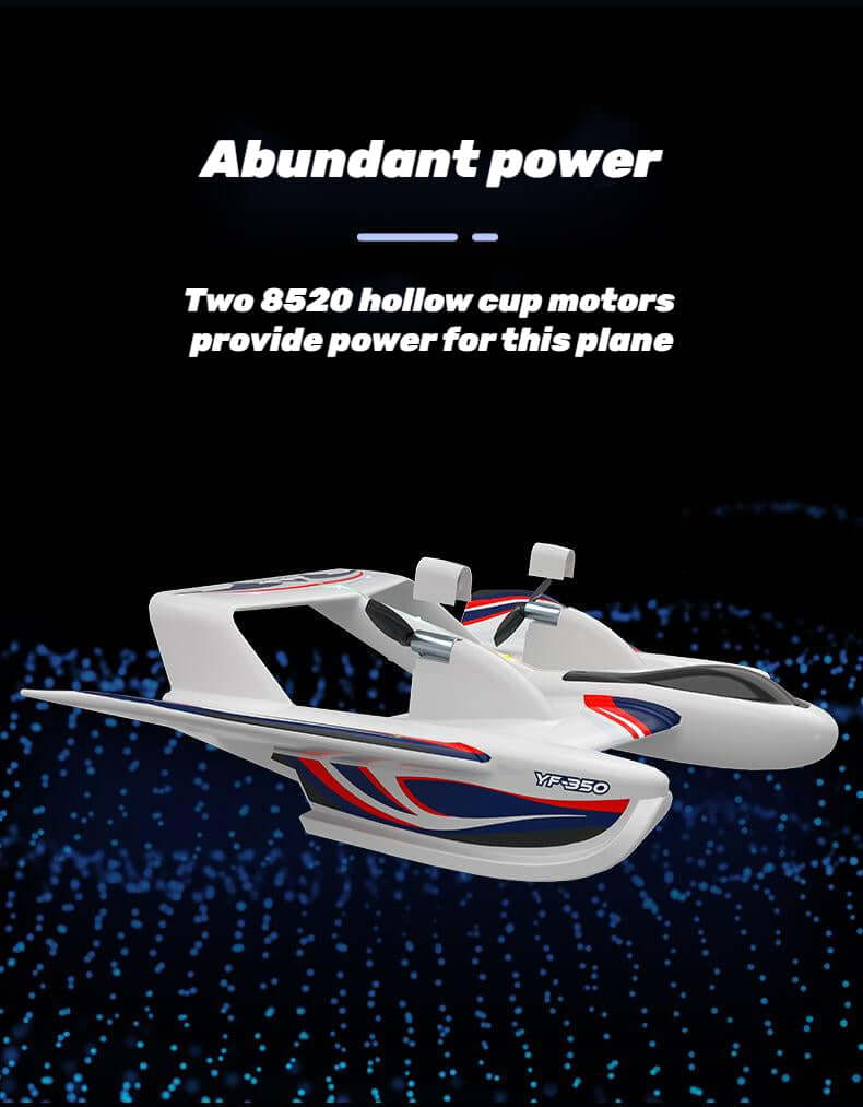 Kidstoylover Sea, Land, Air Glider with Gyro & LED - Velora Luxury Fashion