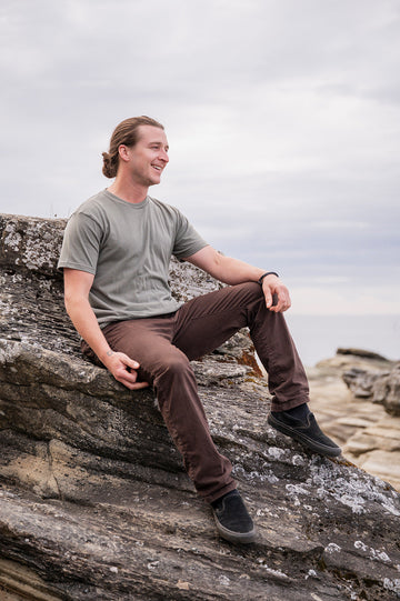 Sage Green Unisex Organic Cotton Tee