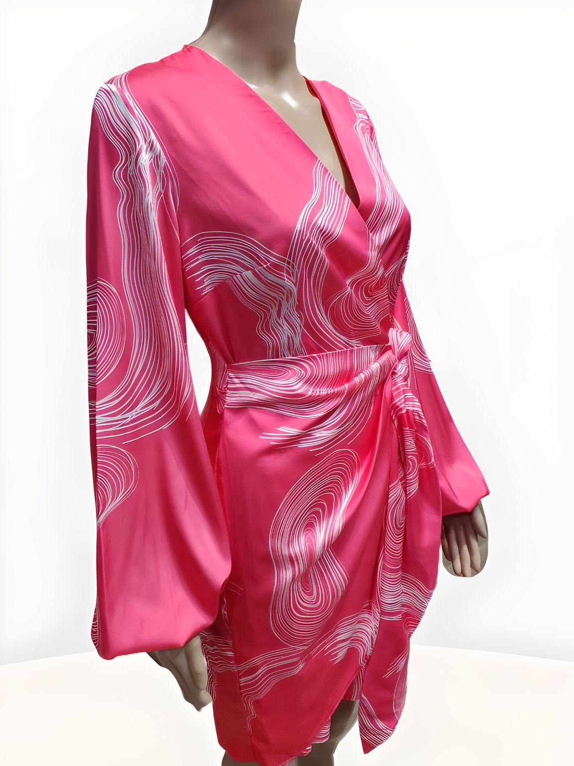 Knee-Length Belt Dress - Velora Luxury Fashion