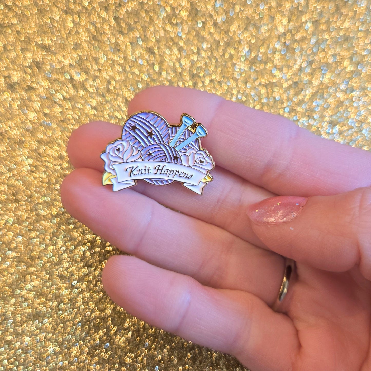 Knit Happens | Collectible Pin - Velora