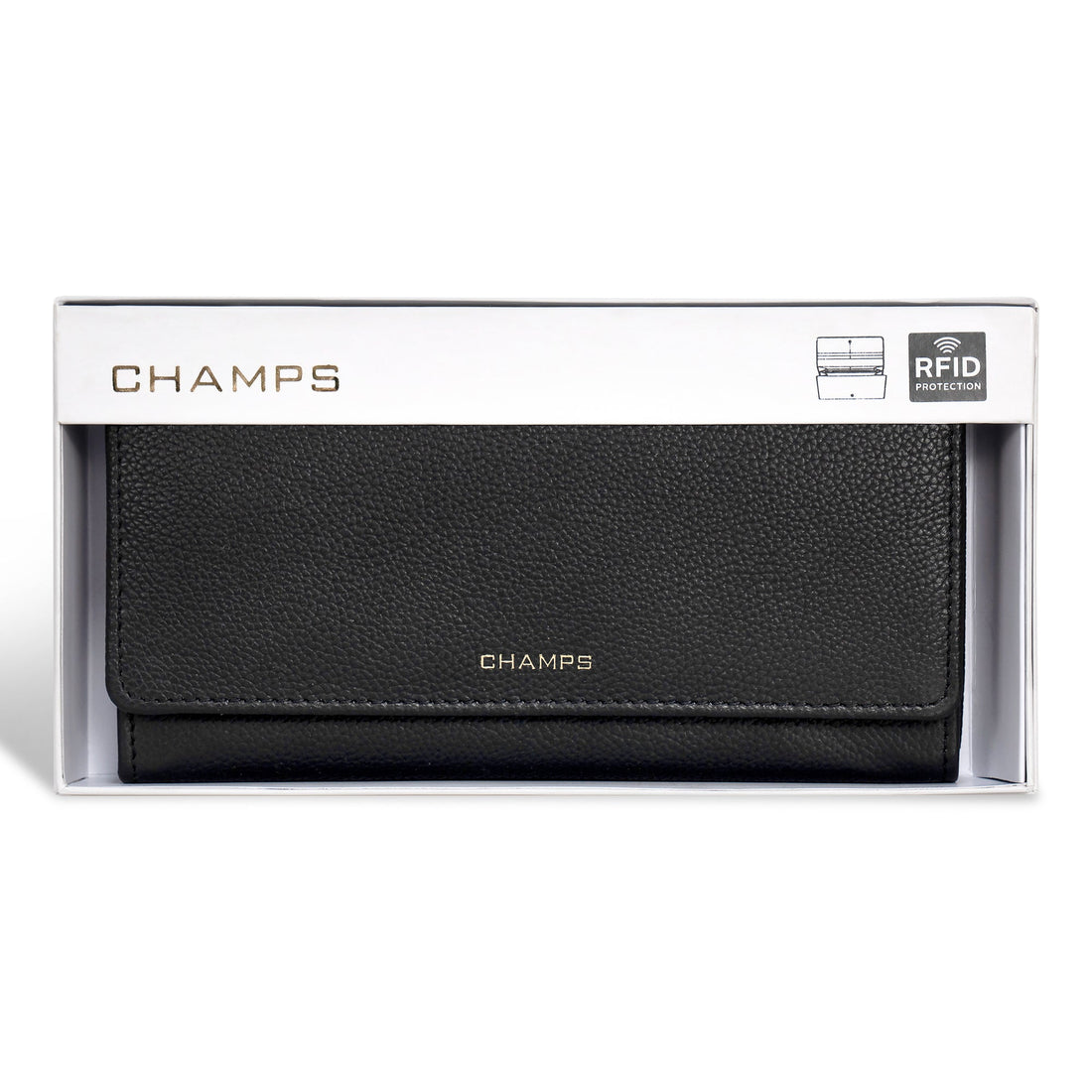Gala / Leather Flap-Clutch Wallet