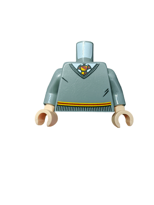 LEGO PRELOVED Minifigure Torso, Harry Potter Gryffindor DB Gray - UB1447 - Velora Luxury Fashion