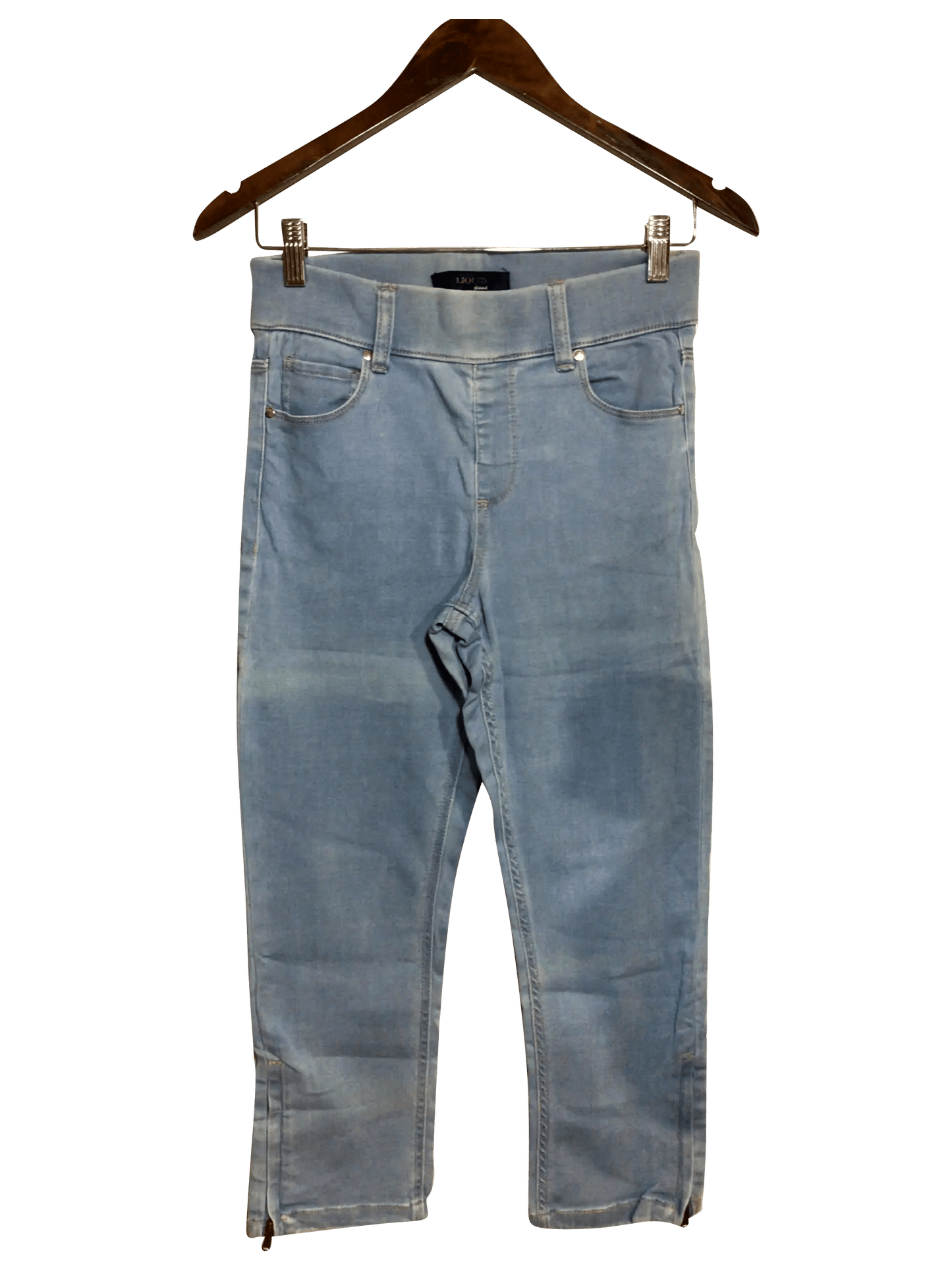 LIQUIDX Regular fit Straight-legged Jean in Blue - S - Velora