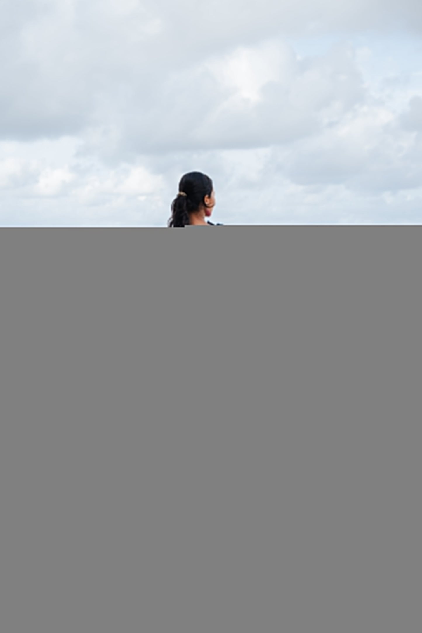 Stripey Dress - Monochrome