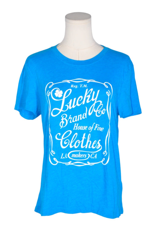 LUCKY BRAND Women T-Shirts Regular fit in Blue - S - Velora Luxury Fashion