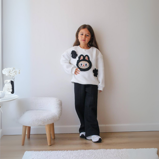 La-Bu-Bu Flower Girls Casual Set - Velora Luxury Fashion