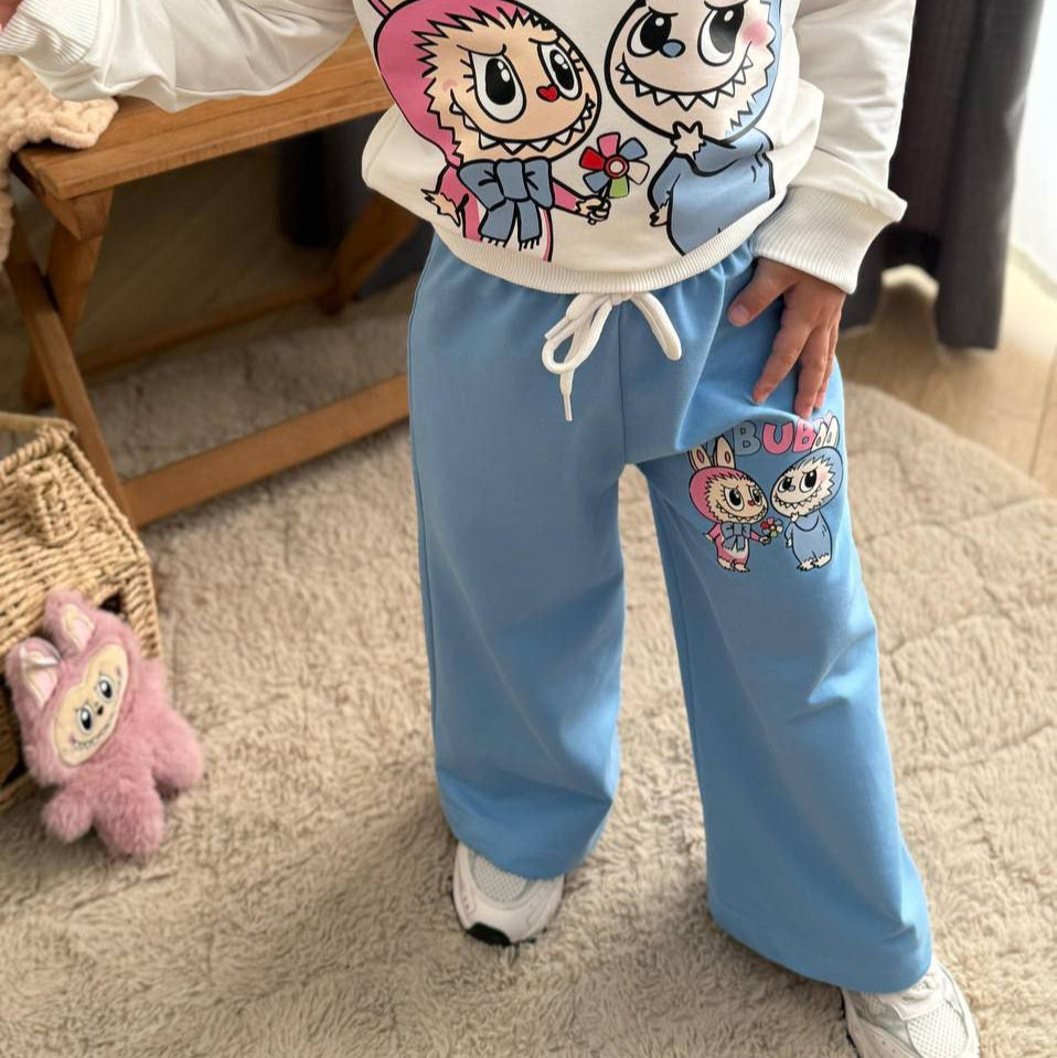 La-Bu-Bu Friends Girls Casual Set - Velora Luxury Fashion