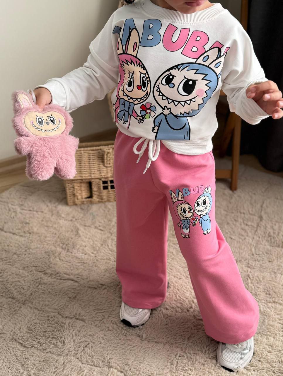 La-Bu-Bu Friends Girls Casual Set - Velora Luxury Fashion