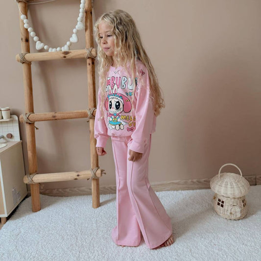 La-Bu-Bu Sister Girls Casual Set - Velora Luxury Fashion