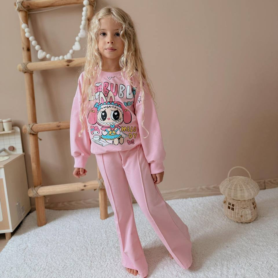 La-Bu-Bu Sister Girls Casual Set - Velora Luxury Fashion