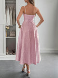 Lace-Up Sleeveless Midi Dress - Velora Luxury Fashion