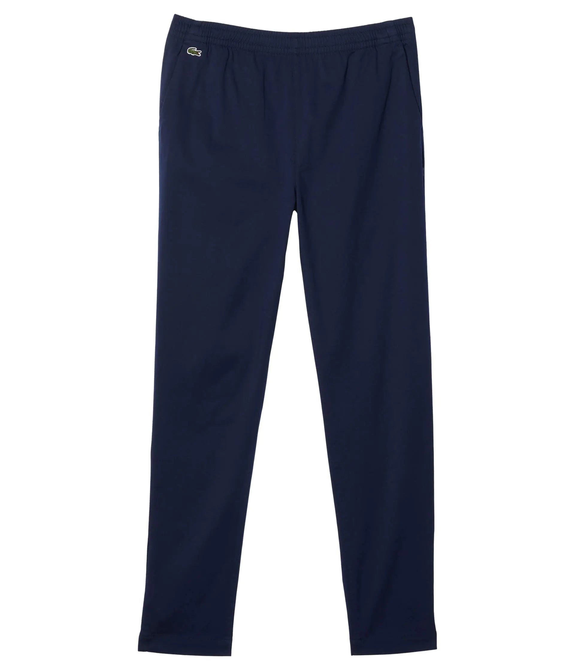 Lacoste Boys Stretch Cotton Gabardine Chinos Casual Pants Navy Blue 12 Years US - Velora Luxury Fashion