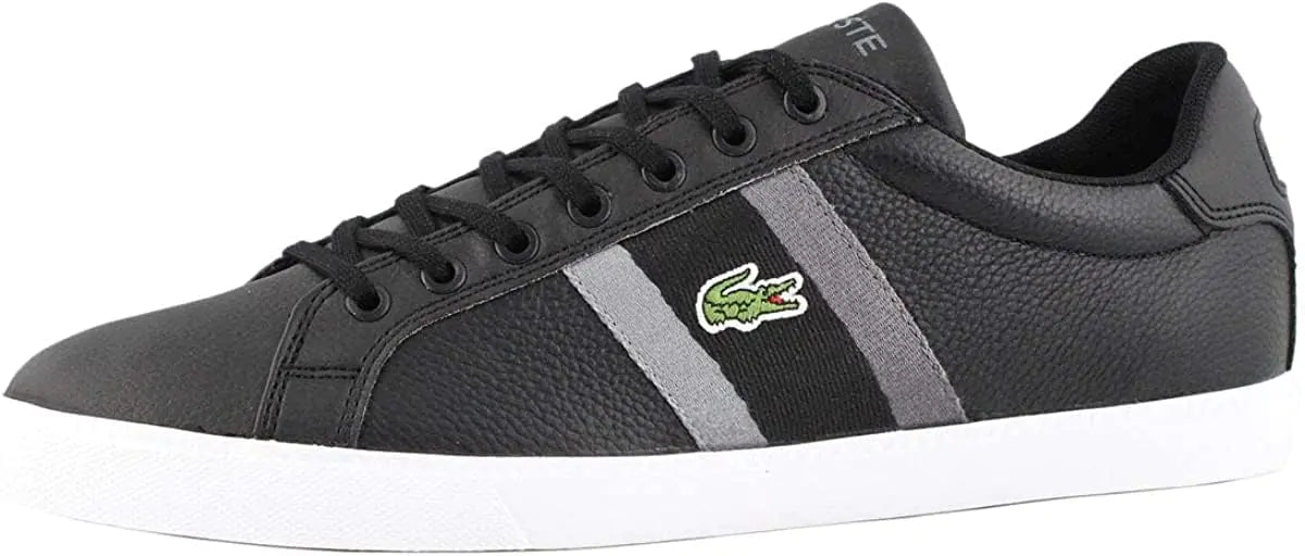 Lacoste Mens Grad Vulc 120 2 P Sneaker Black/Dark Grey 11.5 - Velora Luxury Fashion