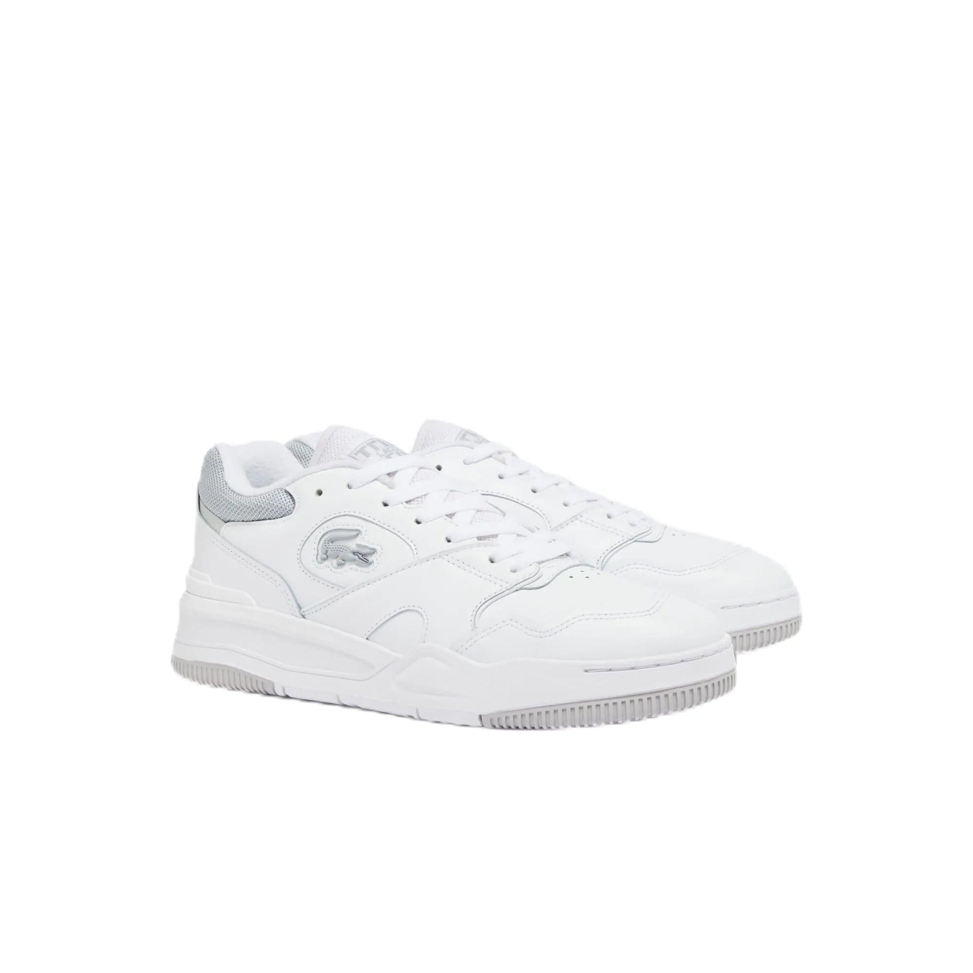 Lacoste Mens Lineshot Sneaker WHT/LT Gry 9.5 - Velora Luxury Fashion