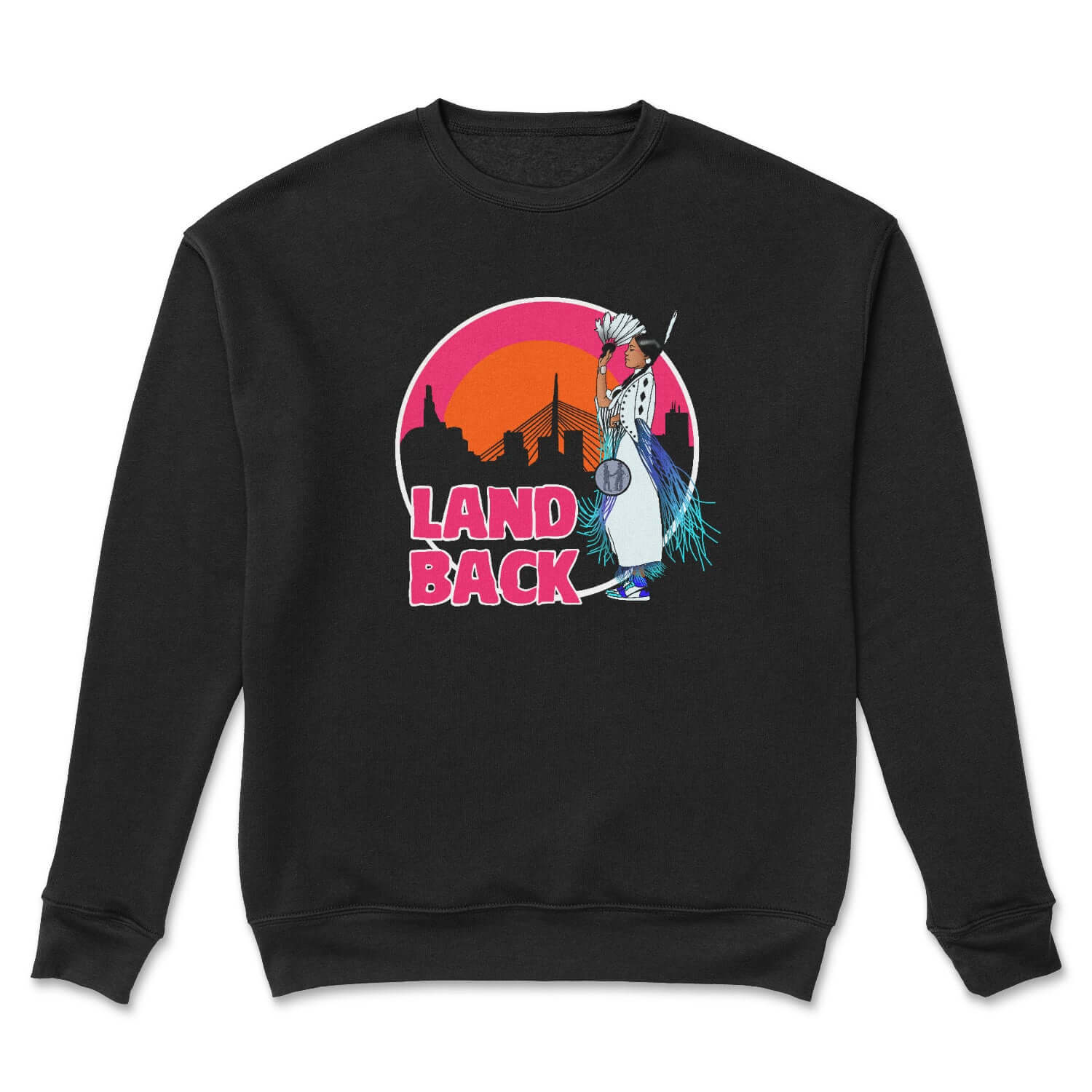 Land Back Crewneck - Velora Luxury Fashion