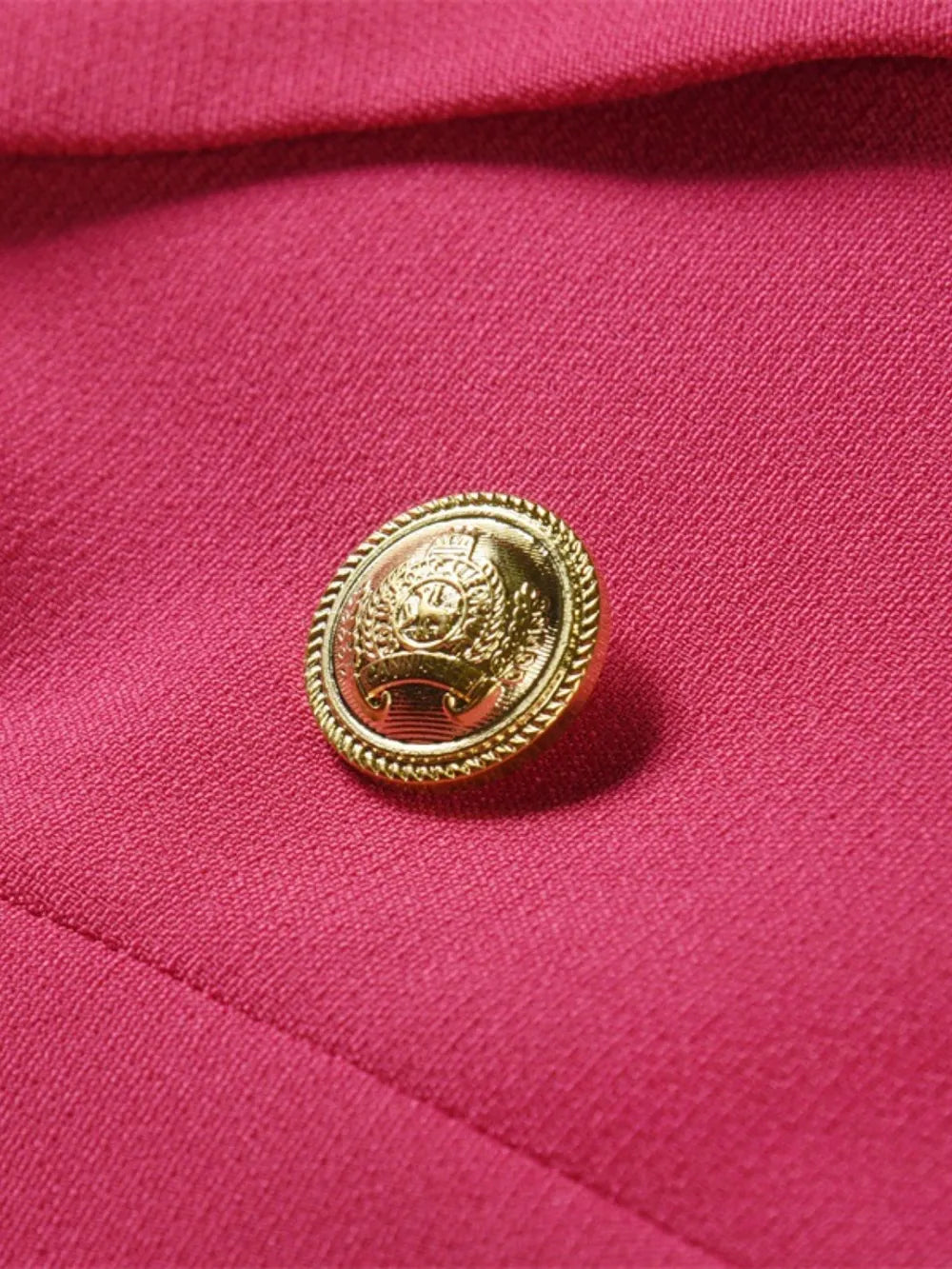 Lapel Collar Long Sleeve Blazer - Velora Luxury Fashion