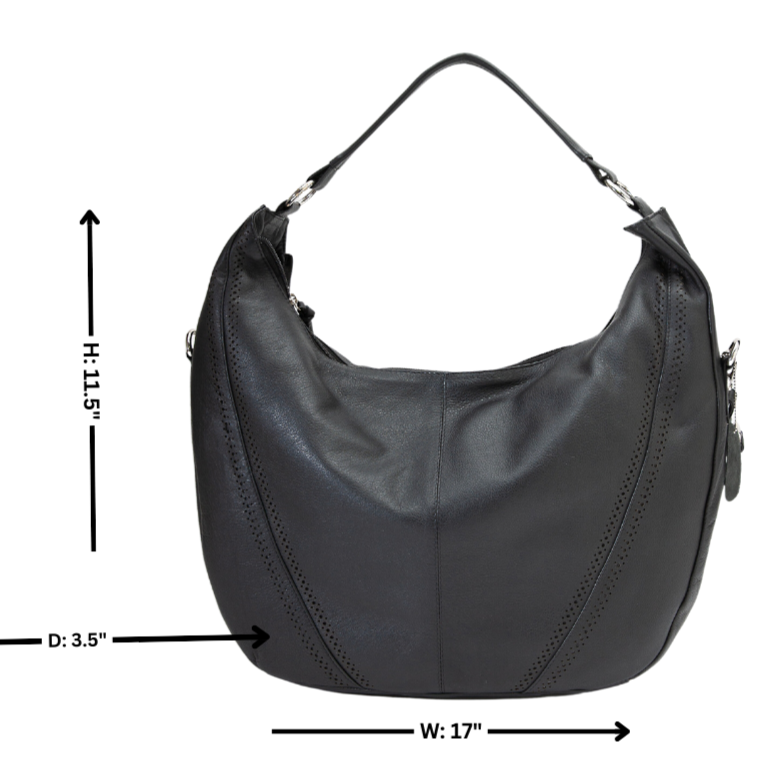 Large Hobo Crossbody Bag - Velora Luxury Fashion