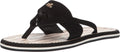 Lauren Ralph Lauren Rosalind Sandal Black Nubuck Pu 9 B (M) - Velora Luxury Fashion