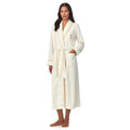 Lauren Ralph Lauren Womens Dalton Fleece Robe Cream Small - Velora Luxury Fashion