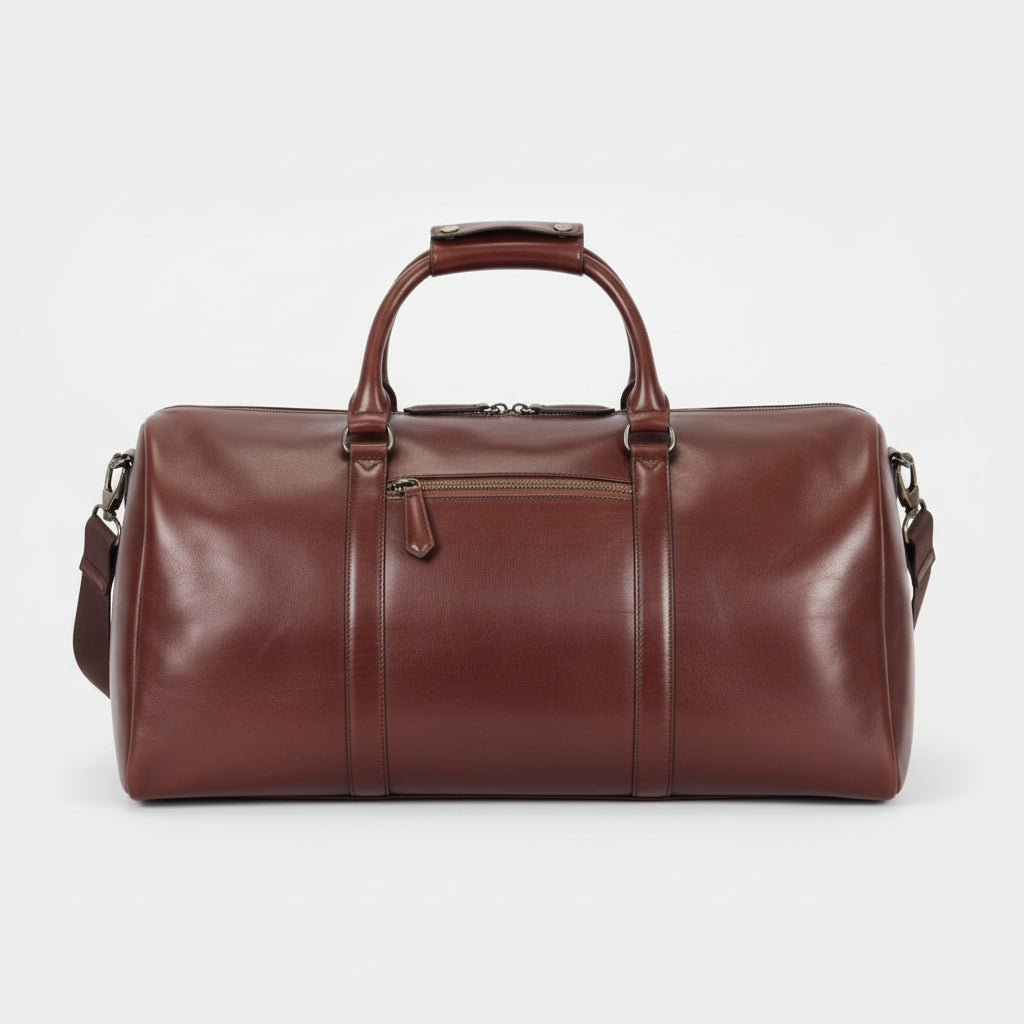 Leather Duffle Bag - Velora Luxury Fashion