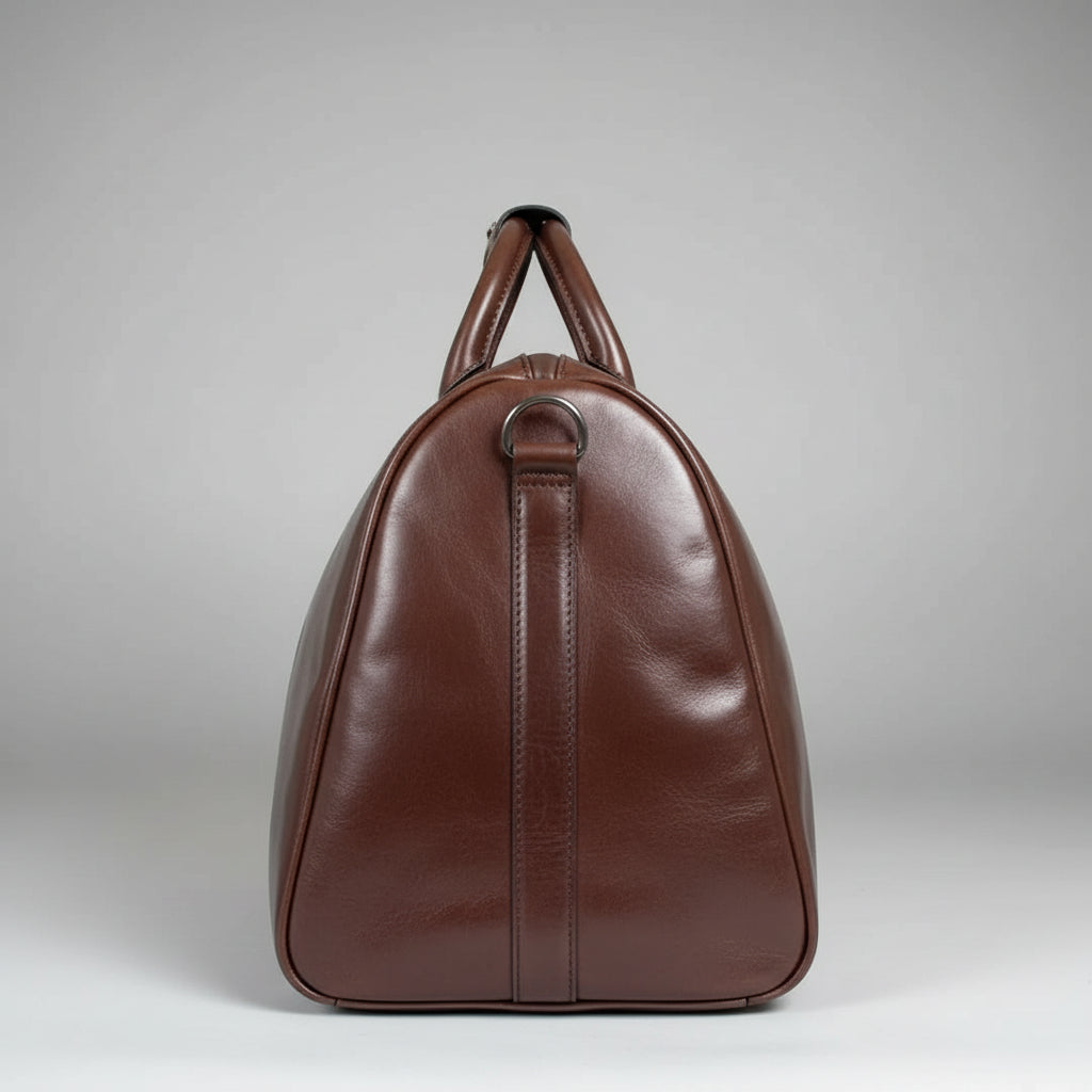 Leather Duffle Bag - Velora Luxury Fashion