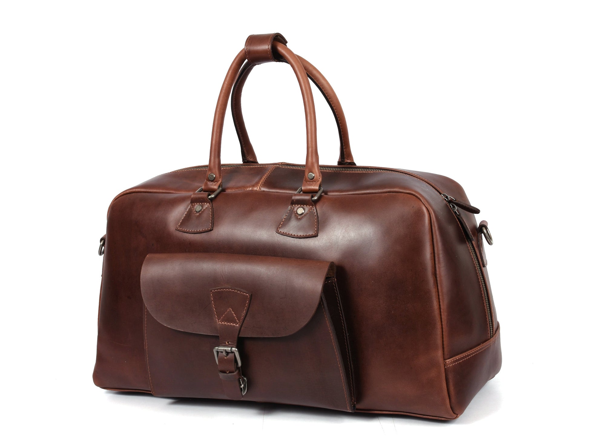 Leather Portfolio Bag - Velora Luxury Fashion