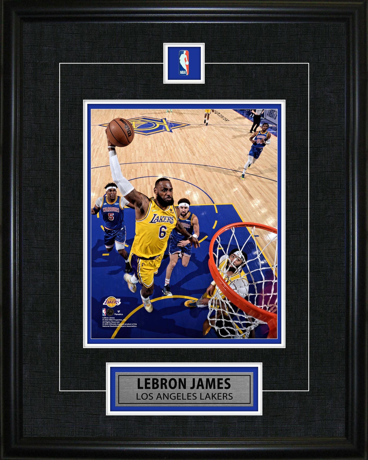 Lebron James Framed Pin & Plate Lakers - Velora Luxury Fashion