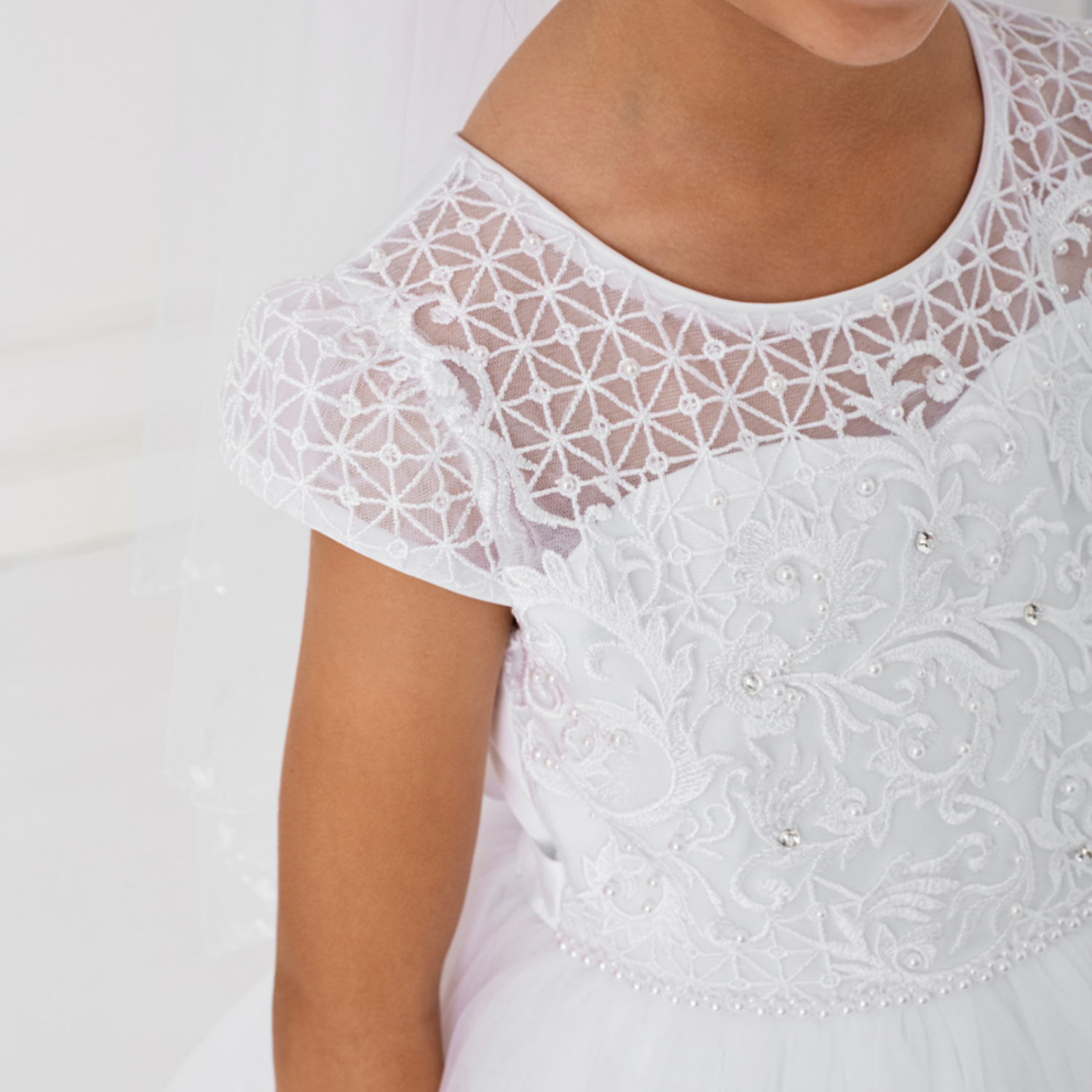 Leila Lace Girls Formal Dress - Velora Luxury Fashion