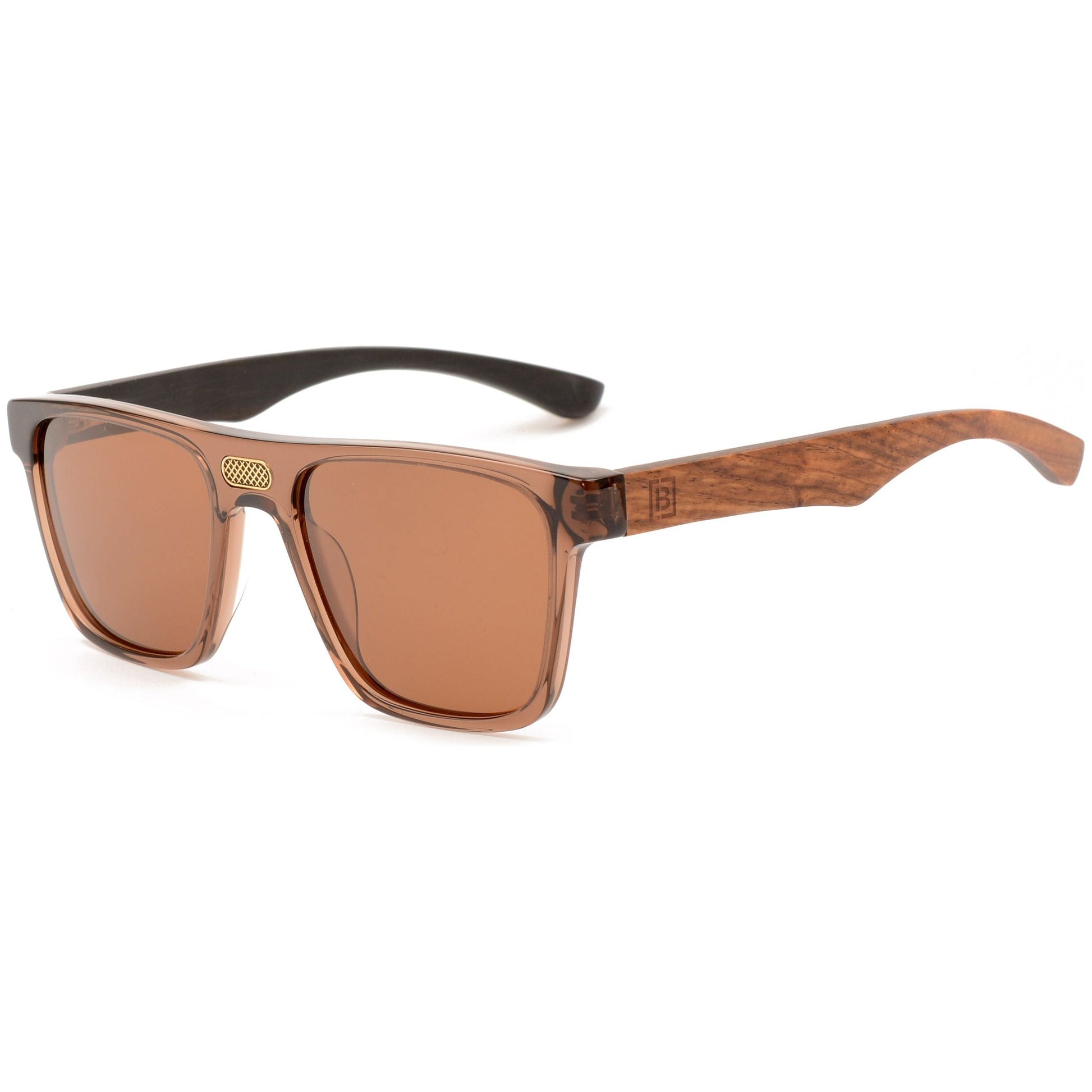 Leo - Acetate & Wood Sunglasses - Velora Luxury Fashion