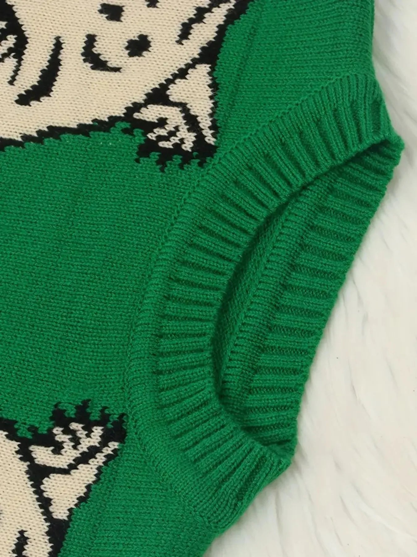 Leopard Round Neck Sweater - Velora Luxury Fashion