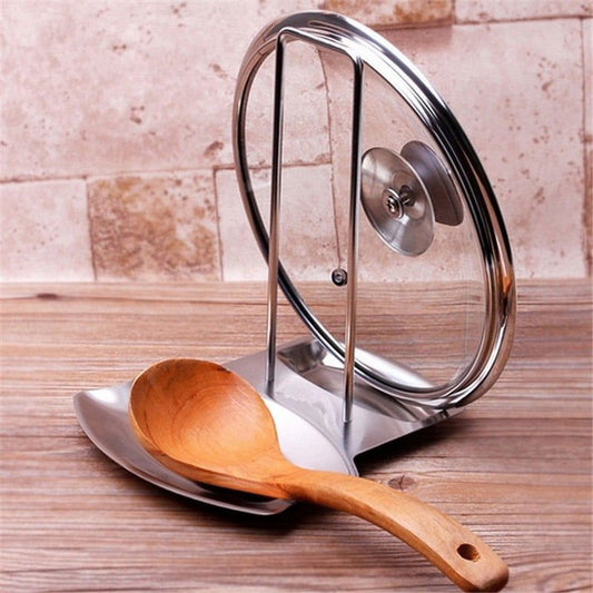 Lid & Spoon Holder - Velora Luxury Fashion
