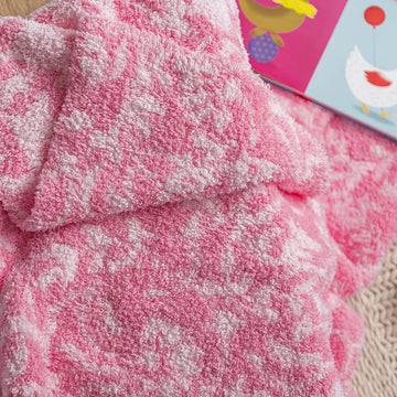 Cotton Candy Fairy Garden Print Toddler Blanket