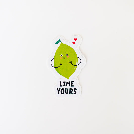 Lime Yours Sticker - Velora Luxury Fashion