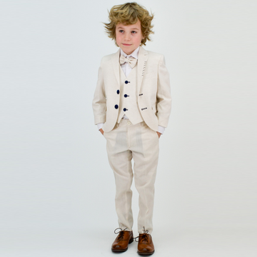 Linen Prince Boys Formal Suit - Velora Luxury Fashion