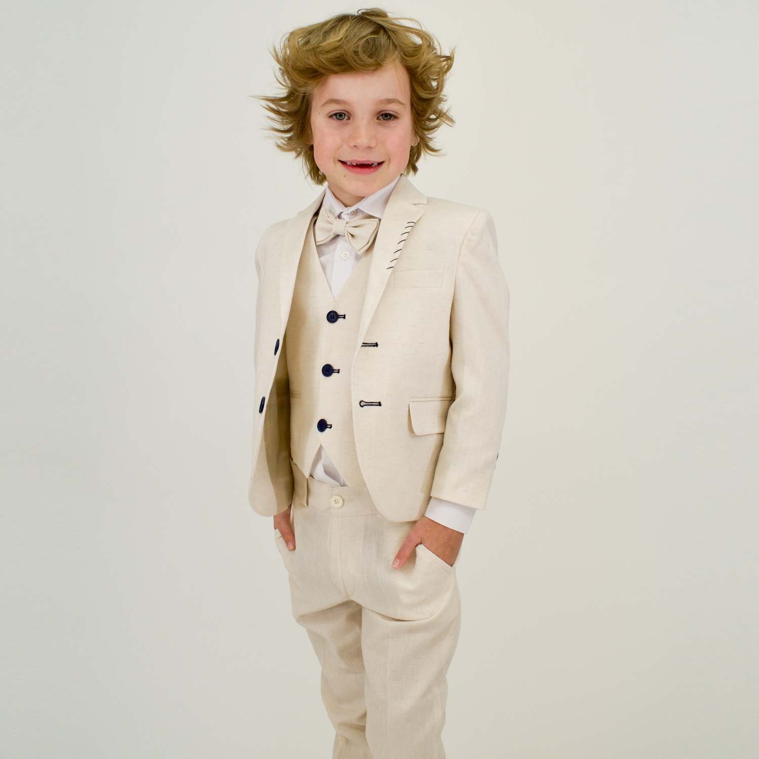 Linen Prince Boys Formal Suit - Velora Luxury Fashion